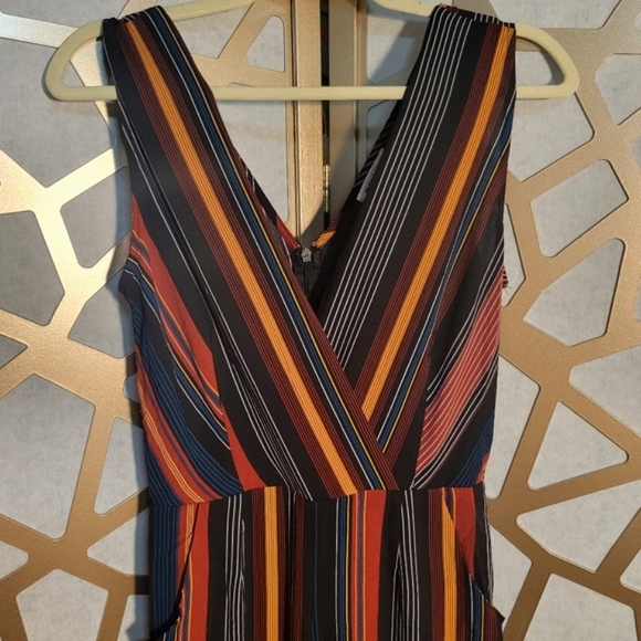 NWOT MONTEAU Stripe Jumpsuit With Pockets - Picture 2 of 13